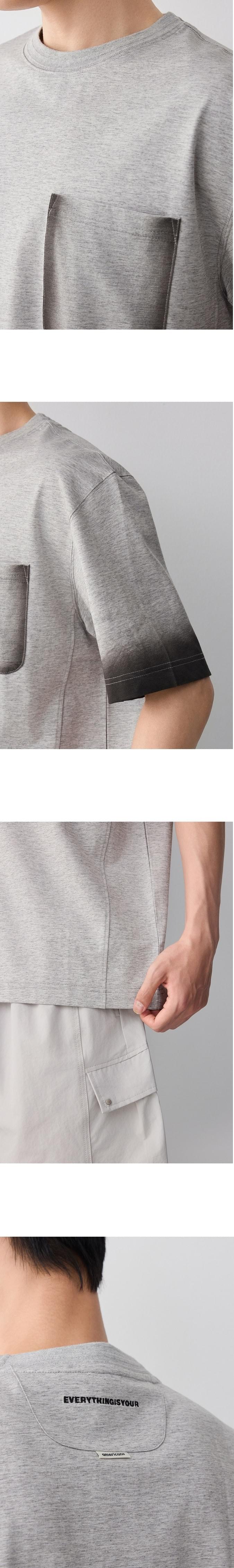 噴色漸層工藝設計 短袖 T-Shirt [CBT-1586]