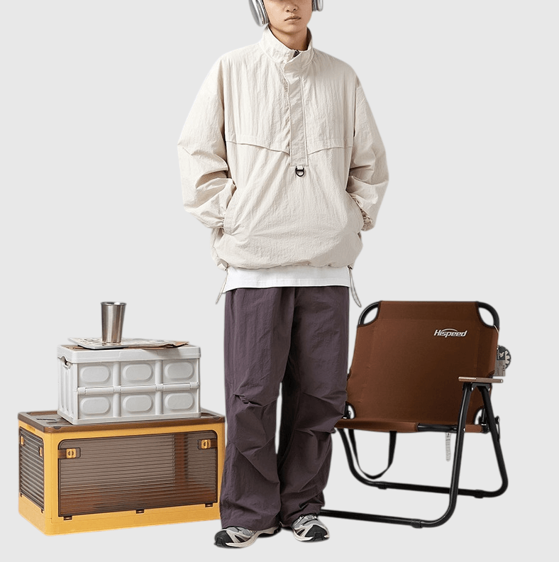 日系山系中身分割 連帽機能風褸外套 [SBO-1286]