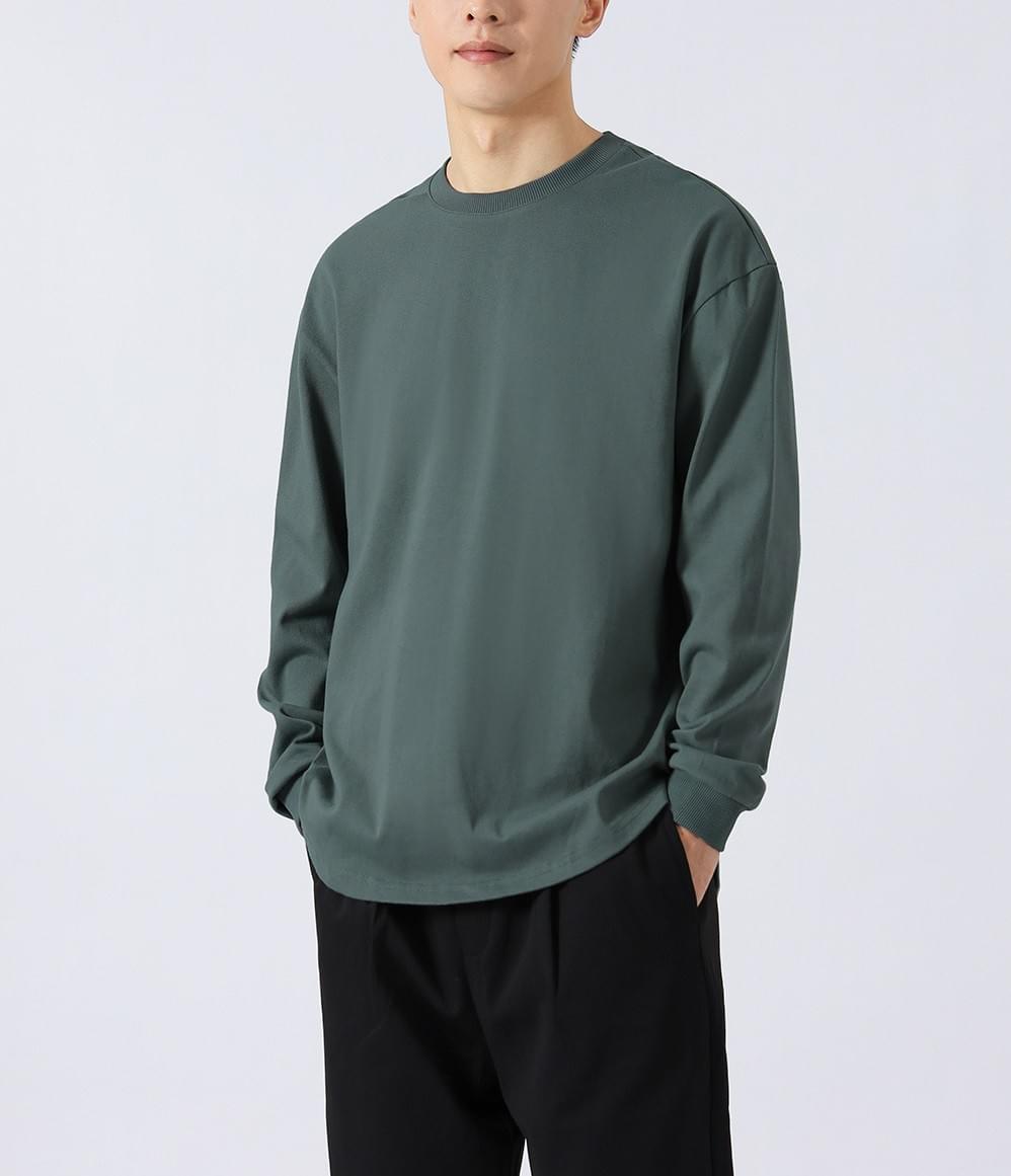 日系基礎純色 純棉長袖 T-Shirt [CBT-1226]