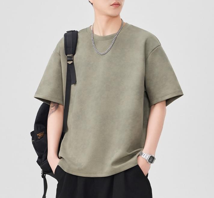 復古水洗紮染 純棉短袖 T-Shirt [SBT-1272]