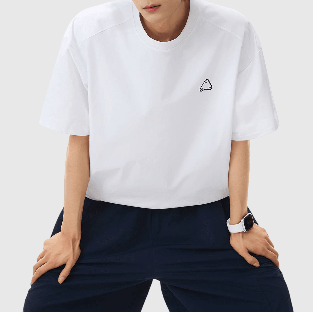 戶外層次色系山峰圖案印燙 涼感透氣短袖 T-Shirt [SBT-1554]