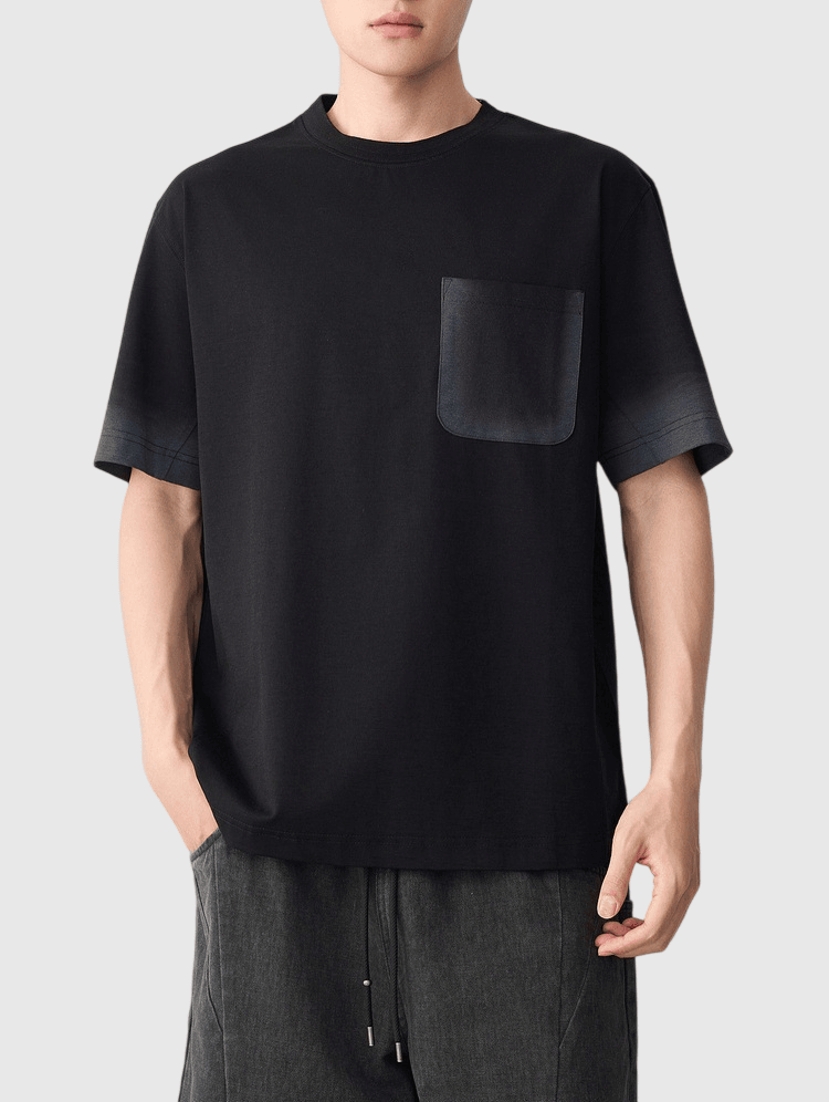 噴色漸層工藝設計 短袖 T-Shirt [CBT-1586]