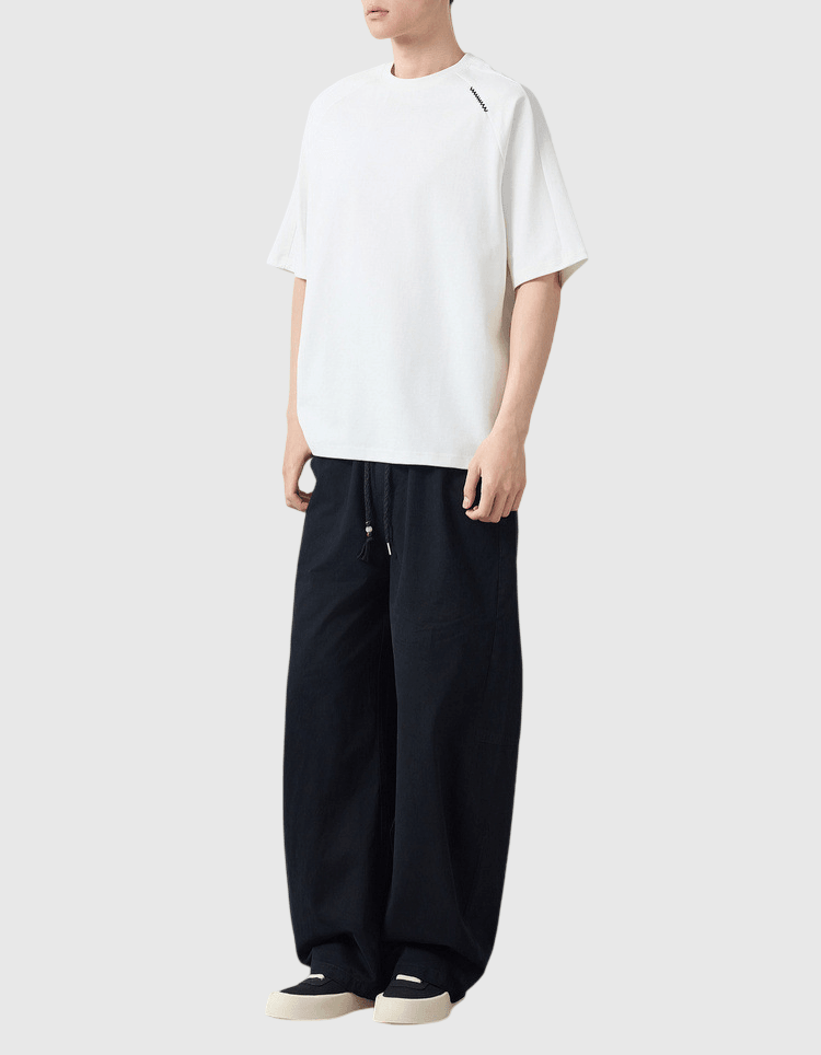 手工縫線刺繡設計 短袖 T-Shirt [CBT-1333]