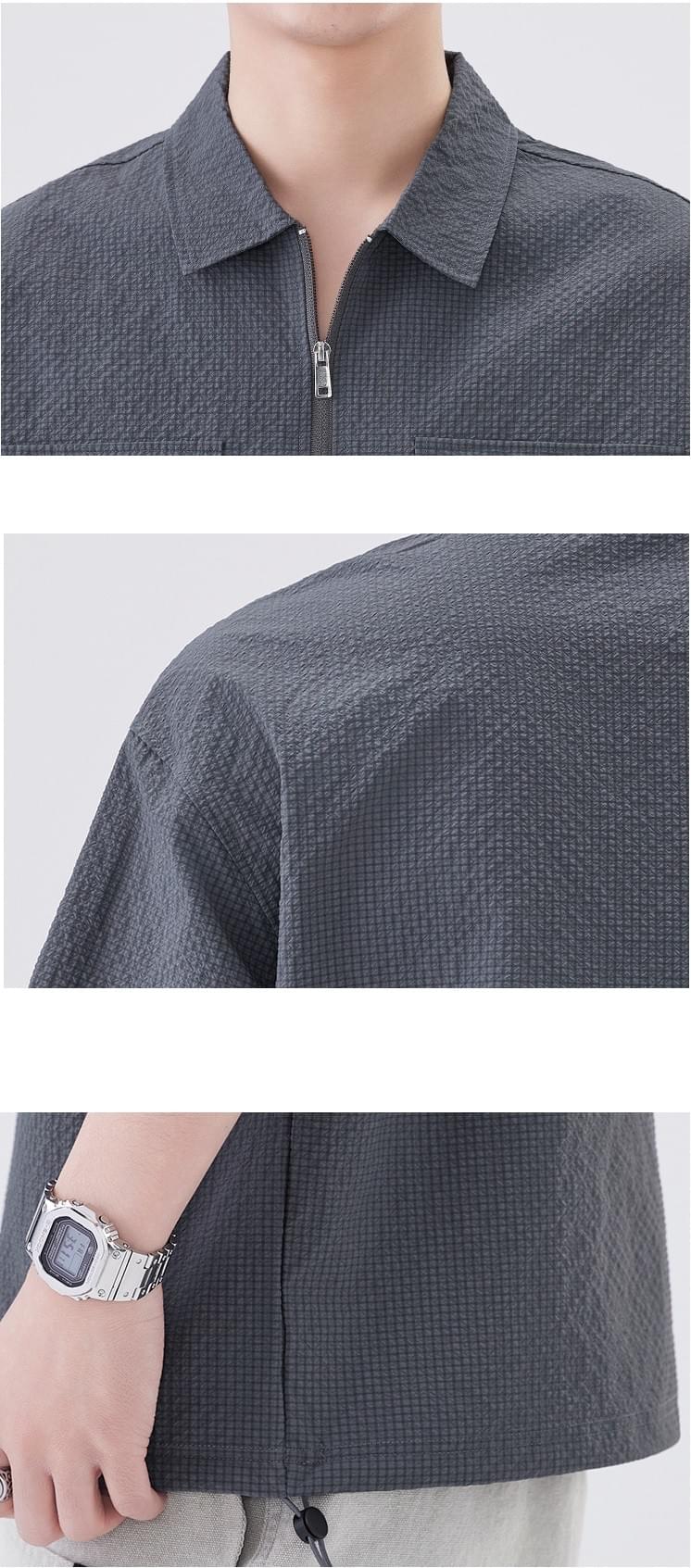 日系戶外雙前袋設計 透氣短袖 POLO T-Shirt [SBT-1295]