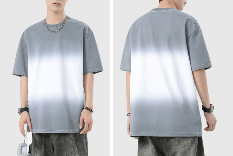 日系色系線性漸變 短袖 T-Shirt [SBT-1577]