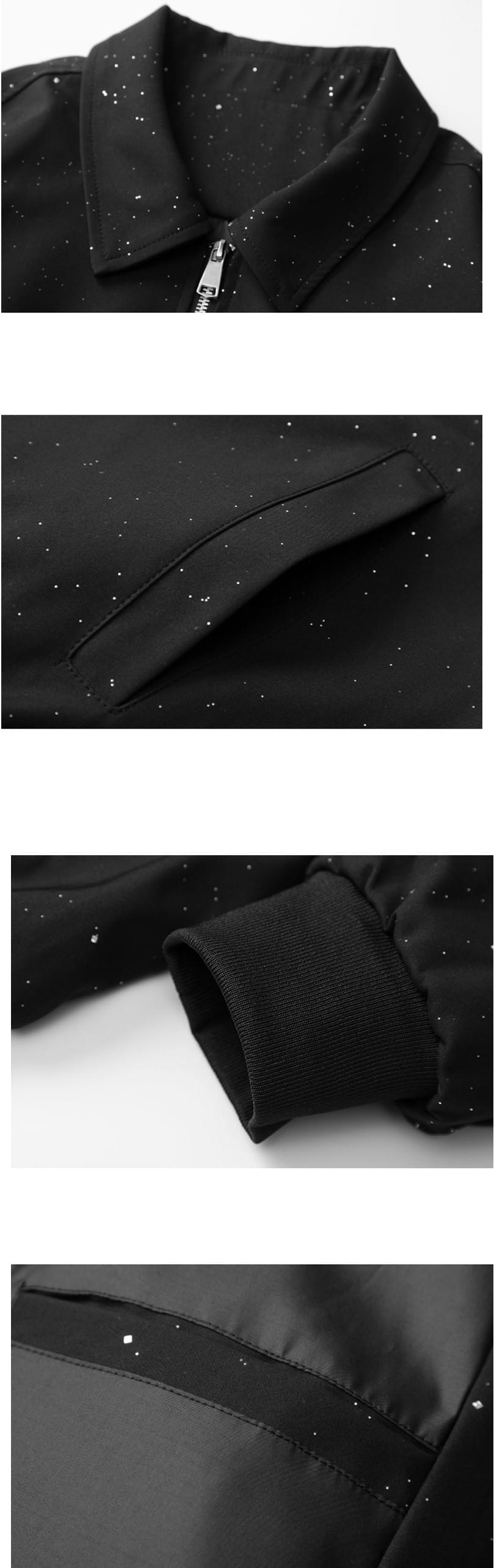 星空亮星設計 長袖風褸外套 [CBJ-1074]