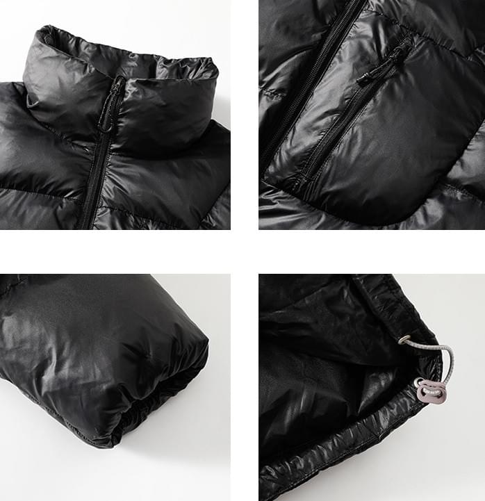 日系拉鍵前袋色系撞色拼接 夾棉長袖外套 [SBO-1490]