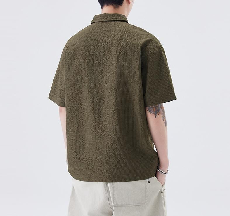 日系戶外雙前袋設計 透氣短袖 POLO T-Shirt [SBT-1295]