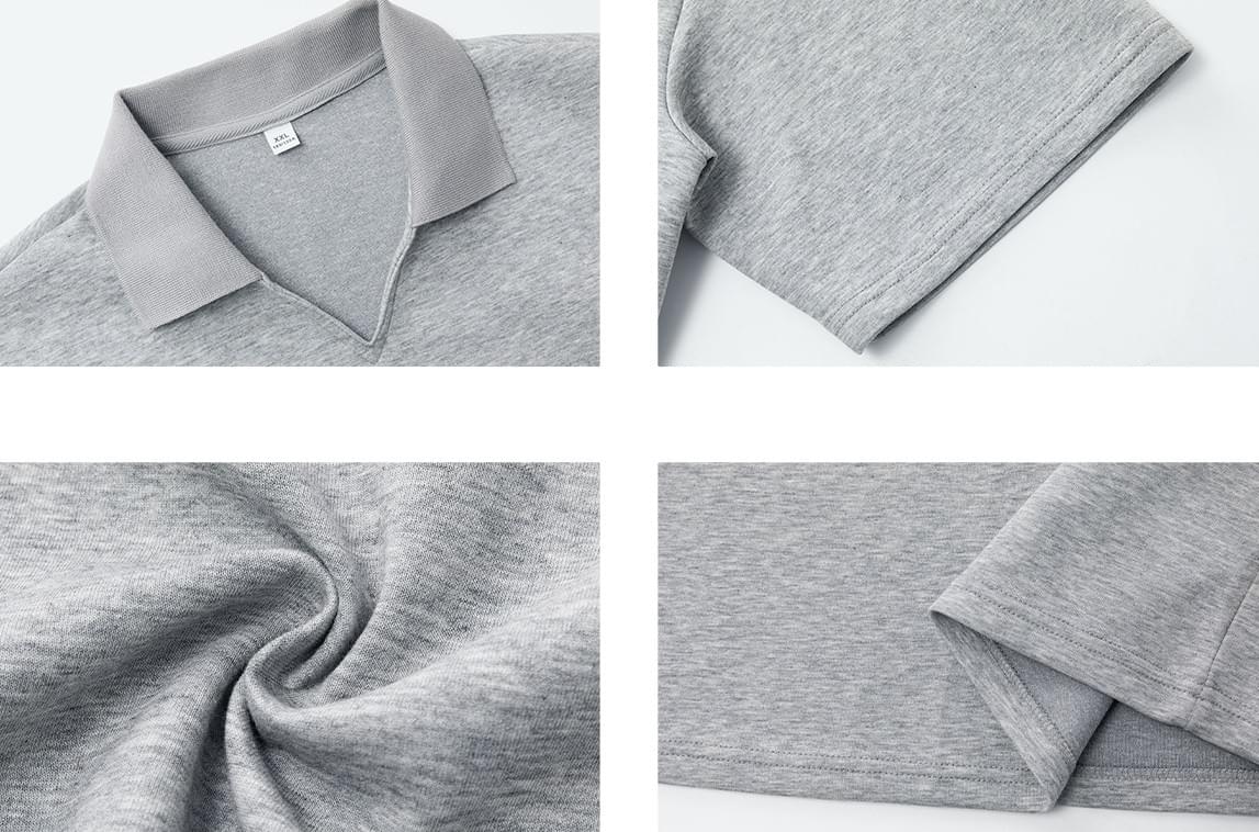 日系基礎針織領口設計  短袖 T-Shirt [SBT-1486]