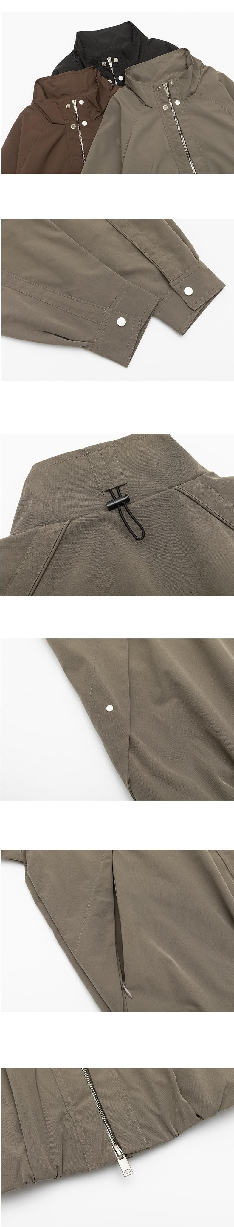 復古基礎縫紉設計 長袖風褸外套 [SBO-1467]