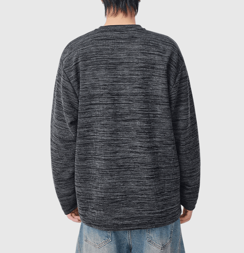 日系復古色織工藝 重磅長袖 T-Shirt [SBT-1454]