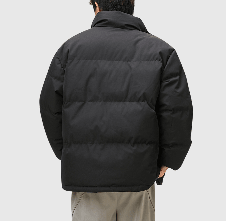 日系基礎內層領口撞色設計 夾棉長袖外套 [SBO-1488]