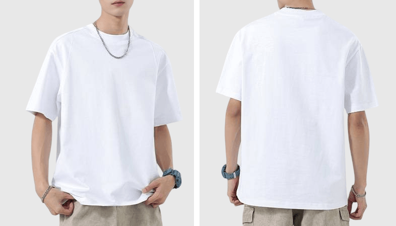 日系立體結構縫線設計 重磅純棉短袖 T-Shirt [SBT-1492]