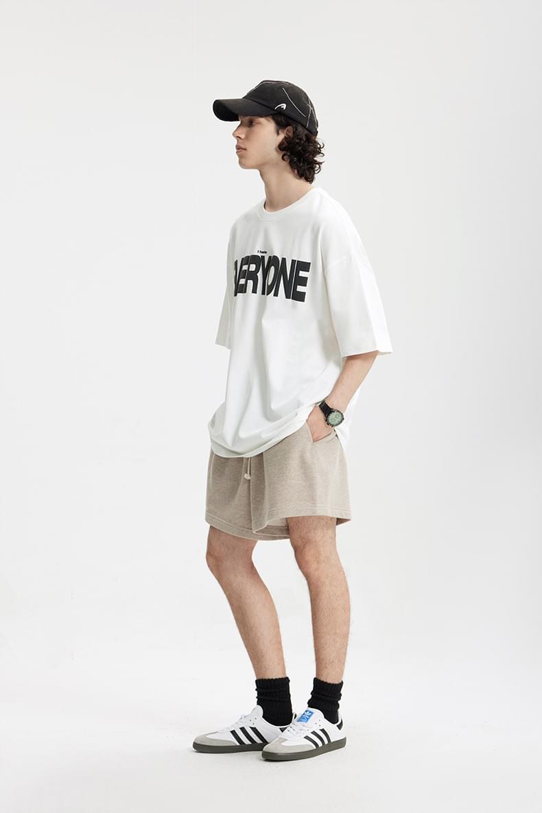 中身立體文字設計印燙 短袖 T-Shirt [CBT-1267]