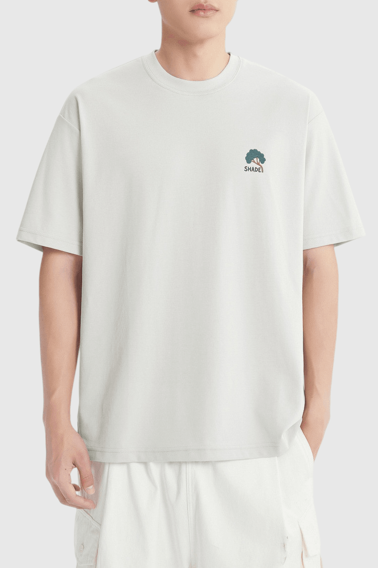 樹木細圖案印燙設計 短袖 T-Shirt [CBT-1579]