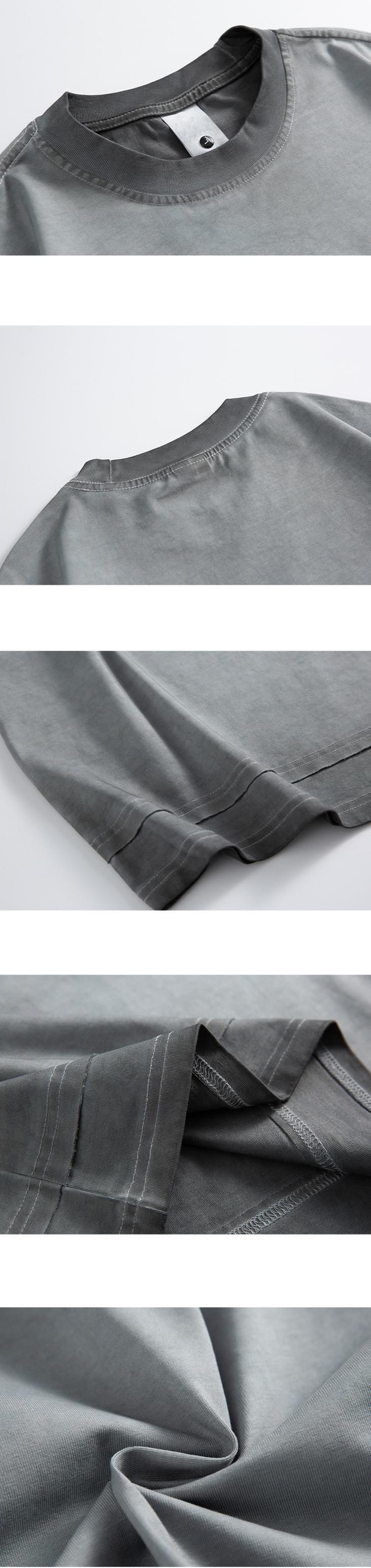 復古色系重工蠟染水洗漸變工藝 短袖 T-Shirt [SBT-1497]