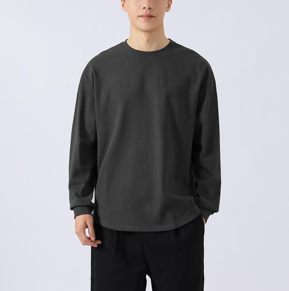 日系基礎純色 純棉長袖 T-Shirt [CBT-1226]