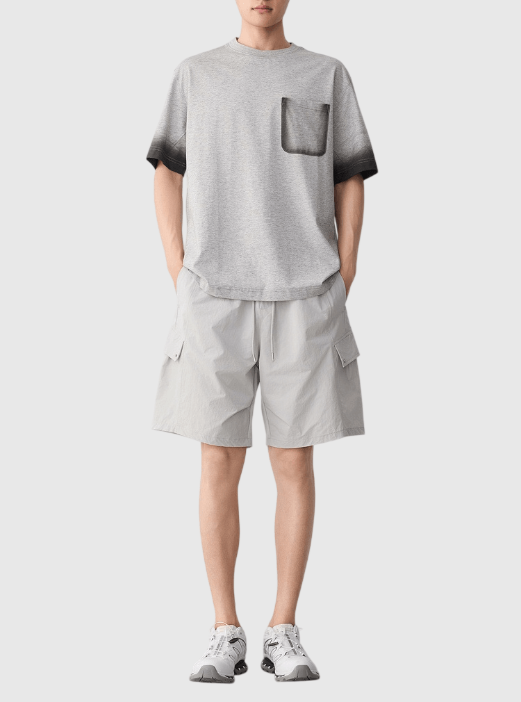 噴色漸層工藝設計 短袖 T-Shirt [CBT-1586]