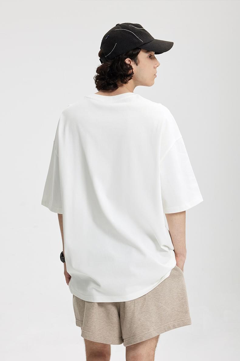 中身立體文字設計印燙 短袖 T-Shirt [CBT-1267]