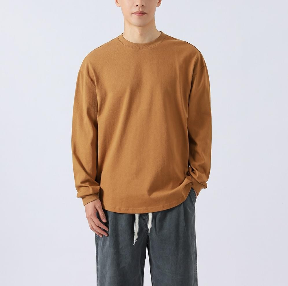 日系基礎純色 純棉長袖 T-Shirt [CBT-1226]