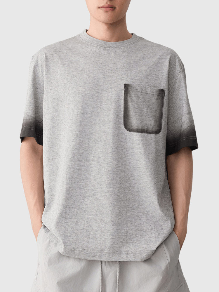 噴色漸層工藝設計 短袖 T-Shirt [CBT-1586]