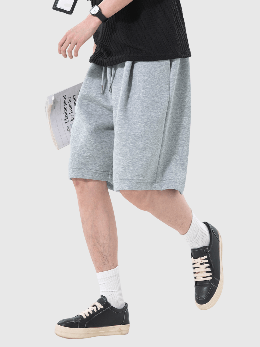 日系基礎百搭 透氣針織棉衛短褲 [SBST-1163]