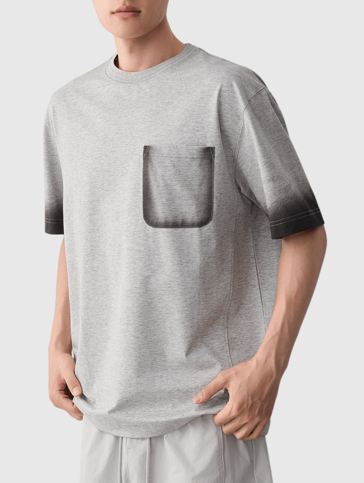 噴色漸層工藝設計 短袖 T-Shirt [CBT-1586]