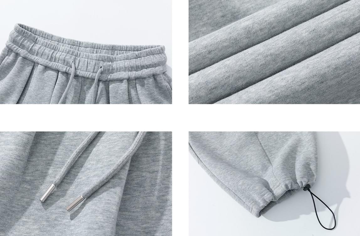 日系雙縫紉褶皺設計 BAGGY 錐形棉衛長褲 [SBP-1199]