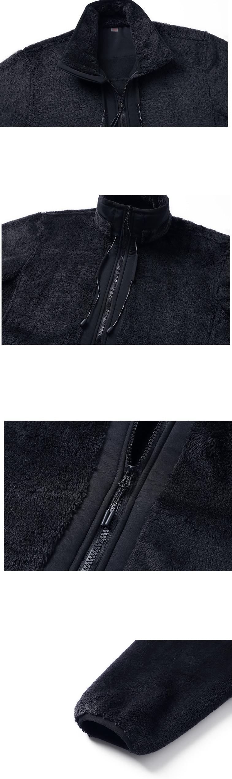 日系基礎雙側袋 重磅400g 絨毛粒長袖外套 [SBO-1494]