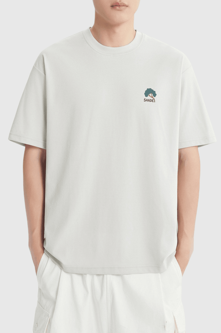 樹木細圖案印燙設計 短袖 T-Shirt [CBT-1579]