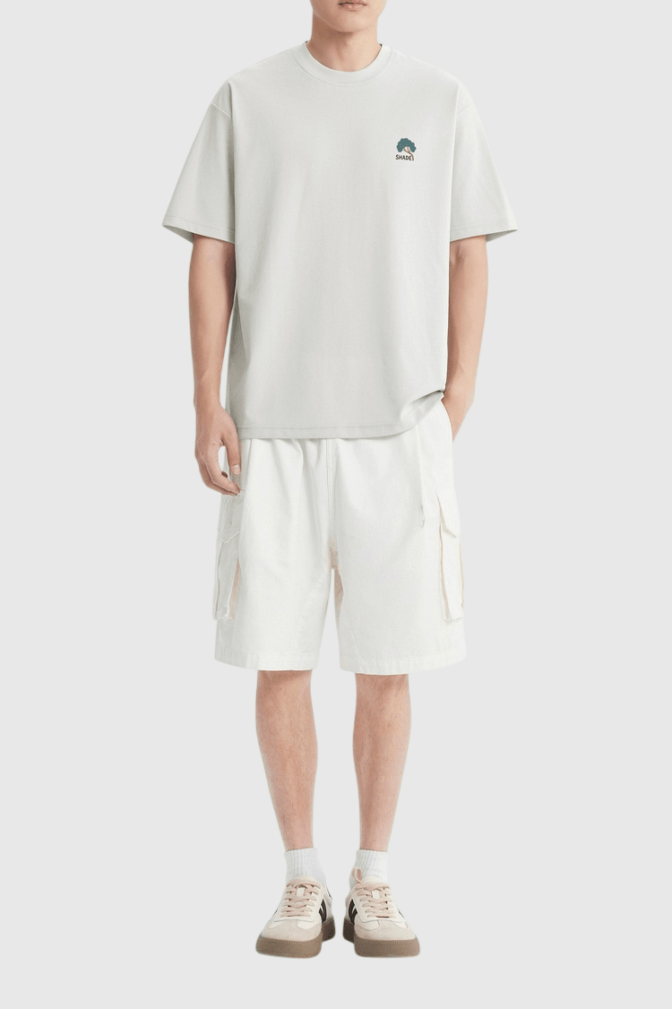 樹木細圖案印燙設計 短袖 T-Shirt [CBT-1579]