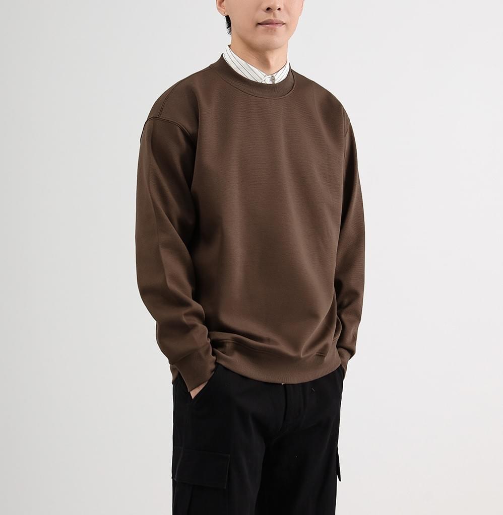 山系戶外細圖案刺繡設計 重磅長袖圓領衛衣 [CBH-1017]