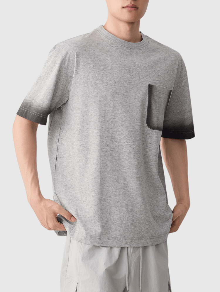 噴色漸層工藝設計 短袖 T-Shirt [CBT-1586]