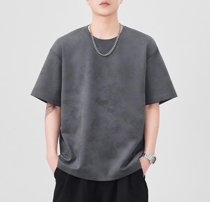 復古水洗紮染 純棉短袖 T-Shirt [SBT-1272]