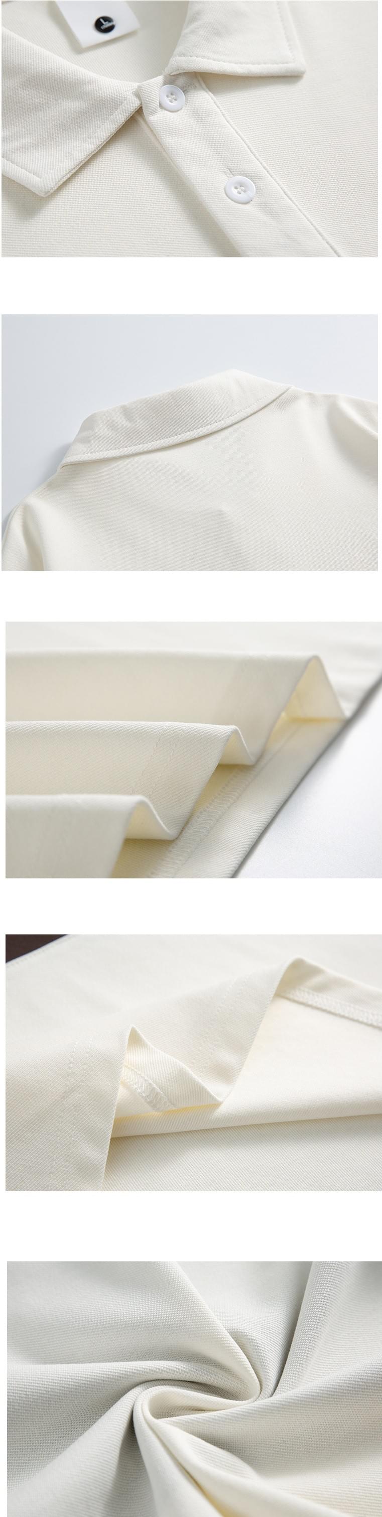 復古中身撞色色織工藝  短袖 POLO T-Shirt [SBT-1490]