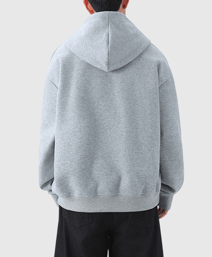 假兩件式大領口拼接 重磅連帽衛衣 [CBH-1024]