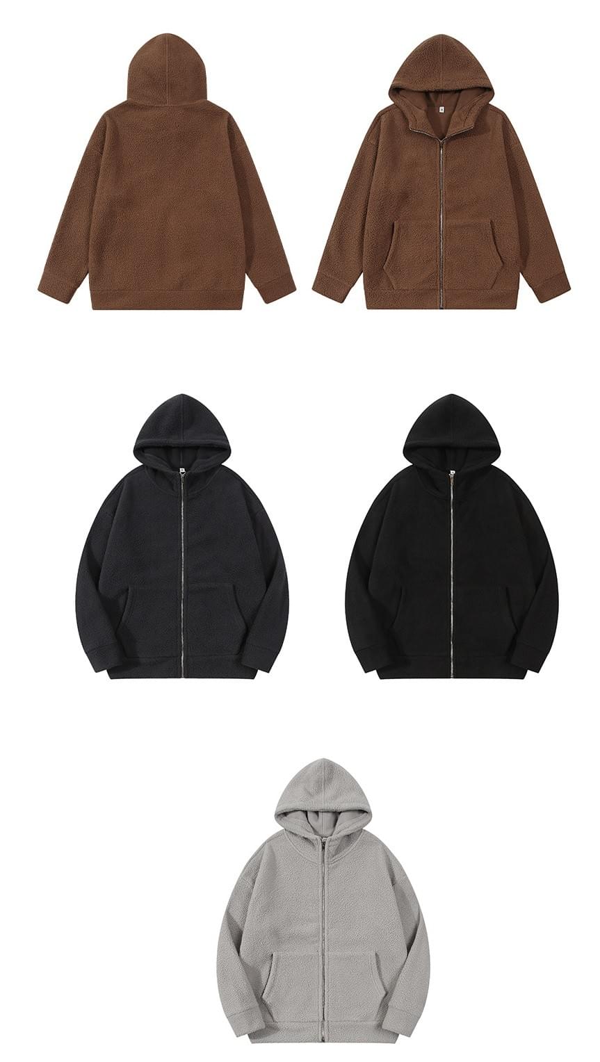 日系基礎重磅 370g 雙面絨毛粒 長袖外套 [SBO-1494]