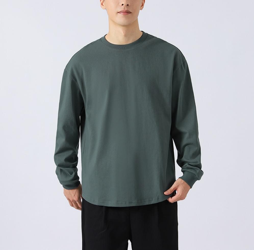 日系基礎純色 純棉長袖 T-Shirt [CBT-1226]