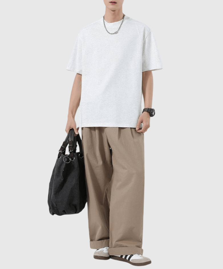 日系立體結構縫線設計 重磅純棉短袖 T-Shirt [SBT-1492]