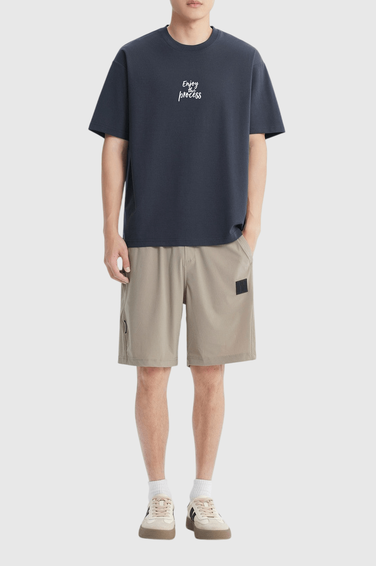 細文字印燙設計 短袖 T-Shirt [CBT-1576]