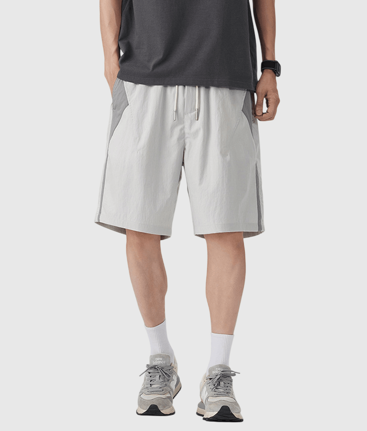 日系色系層次撞色拼布設計 透氣短褲 [SBST-1169]