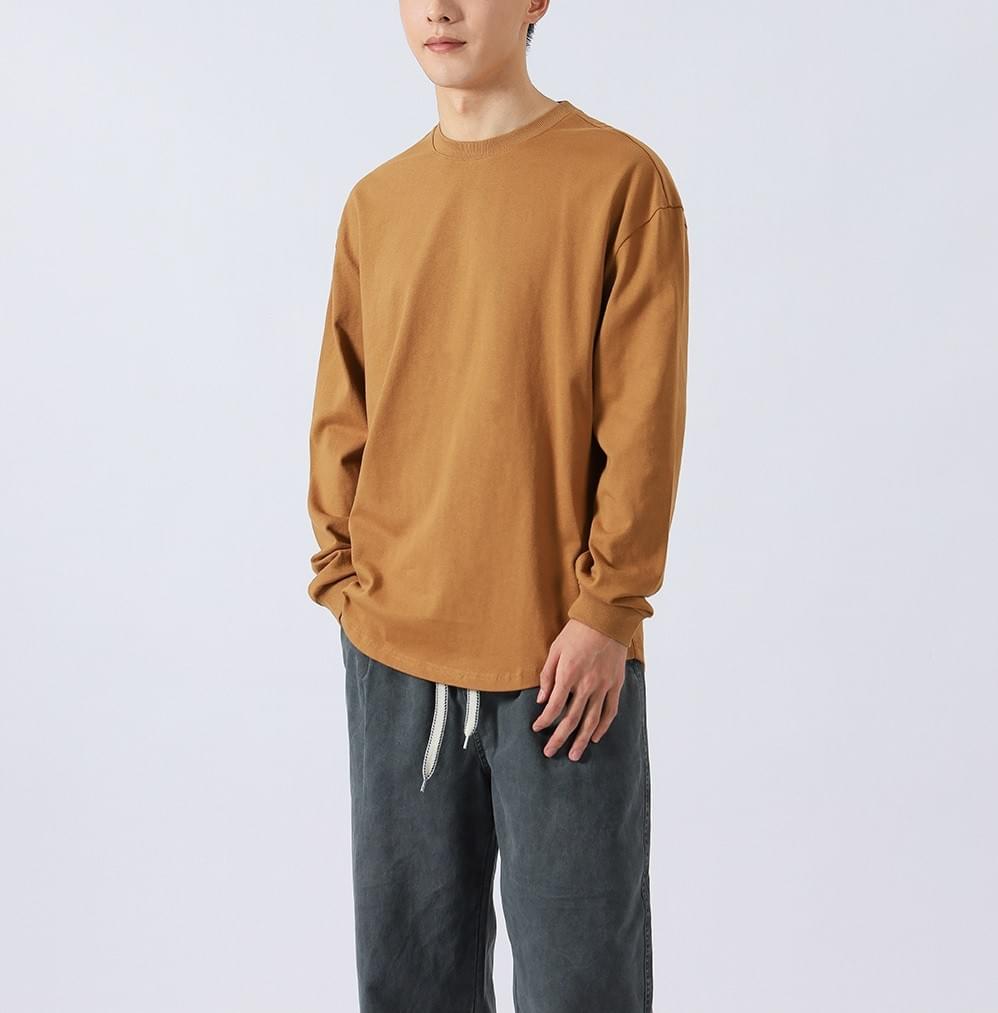 日系基礎純色 純棉長袖 T-Shirt [CBT-1226]