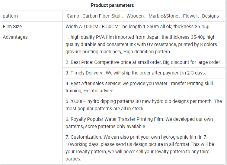 Tsautop 50cm Carbon Fiber Water Transfer Film Roll - Hydro Dipping Foil 