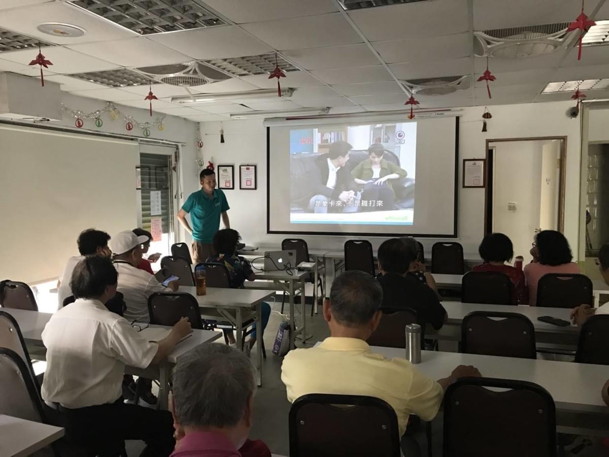 智樂活銀髮熟齡長者手機教學活動現場照片20180531