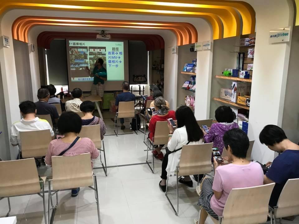 智樂活銀髮熟齡長者手機教學活動現場照片20180625