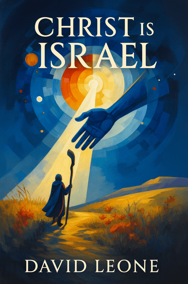 Book cover for Christ is Israel by David Leone regarding how Jesus Christ is the fulfillment of Israel.