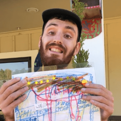 Artist Nikos Pappalardo's artwork