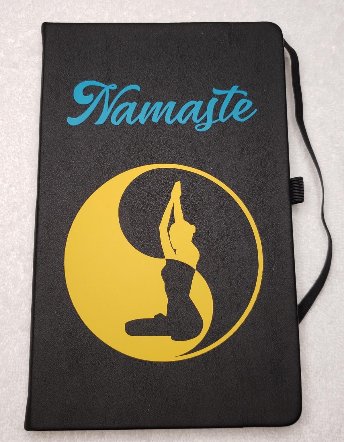 Black Ruled Journal - Triple Moon Spring Goddess