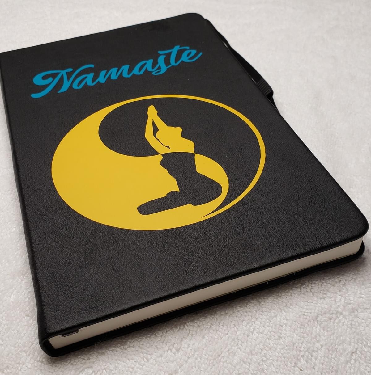 Black Ruled Journal - Triple Moon Spring Goddess