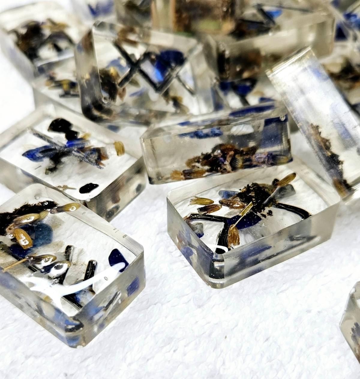 Traditional Futhark Runes Set - Resin Clear